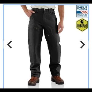 Carhartt Men’s Canvas Work Pant, reinforced knees